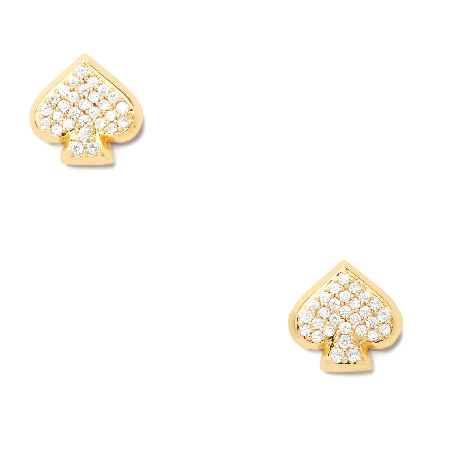 Everyday Spade Pave Studs sold by Ruumur