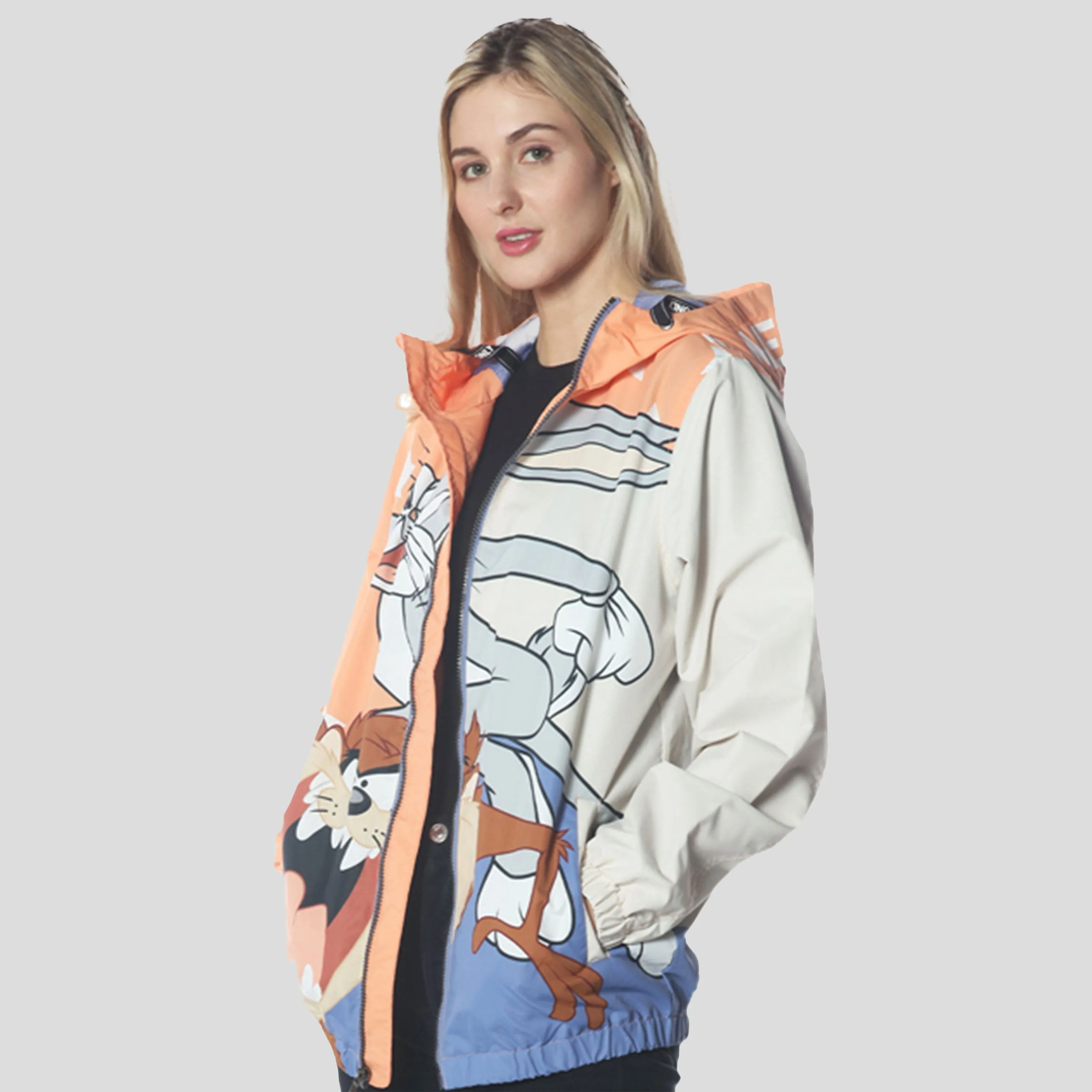 Members Only Women's Big Bugs Windbreaker Oversized Jacket sold by Ruumur product image thumbnail 2