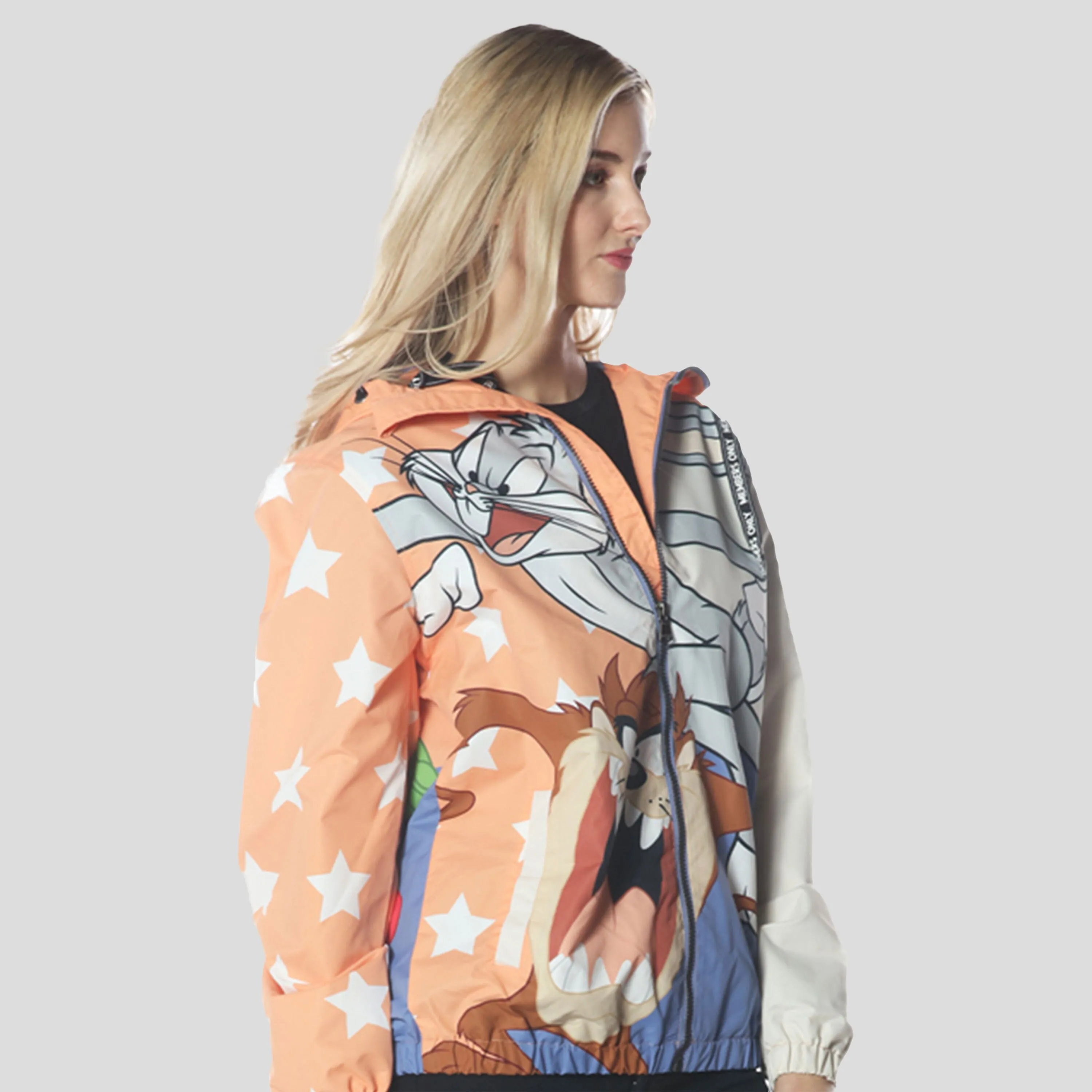 Members Only Women's Big Bugs Windbreaker Oversized Jacket sold by Ruumur product image thumbnail 4