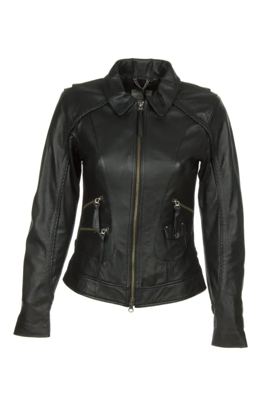 Harley-Davidson 98064-13VW Women's Jacket Heritage Black Leather sold by Ruumur