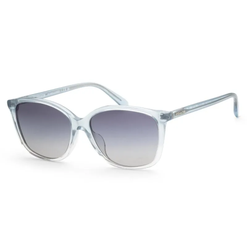 Coach Women's 57mm Transparent Blue Gradient Sunglasses HC8361F-573735-57 sold by Ruumur