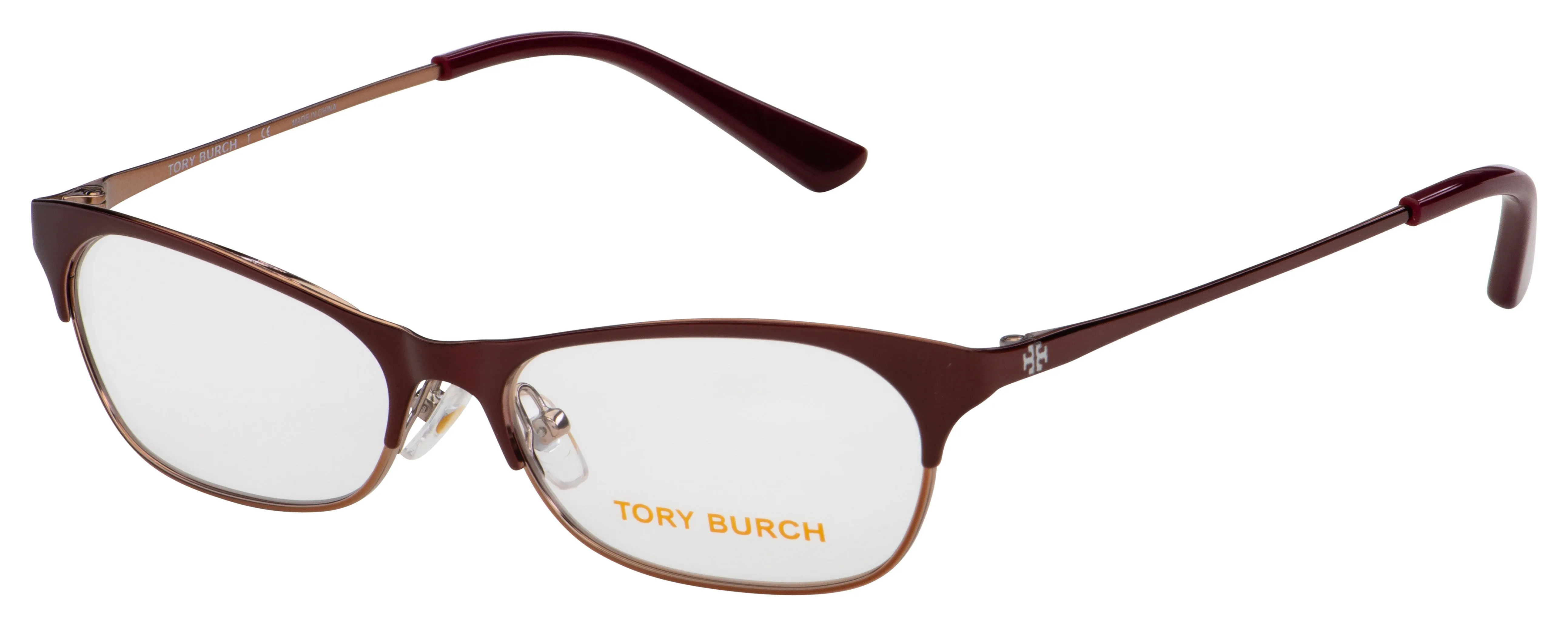 Tory Burch Women's 50mm Rose Gold/Shiny Bordeaux Opticals TY1065-3283-50 sold by Ruumur