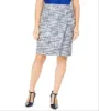 Calvin Klein Women's Tweed Pencil Skirt Blue Size 2 sold by Ruumur