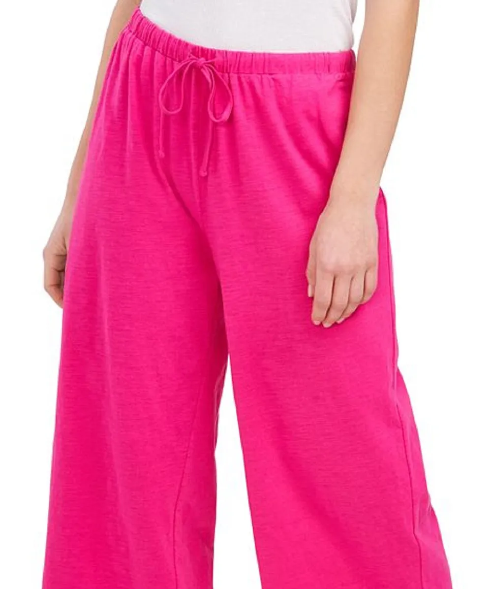 Riley & Rae Women's Stretch Wide Leg Pants Pink Size Large sold by Ruumur product image thumbnail 2