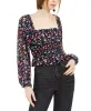 Leyden Women's Smocked Cropped Top Black Size Small sold by Ruumur