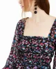 Leyden Women's Smocked Cropped Top Black Size Small sold by Ruumur