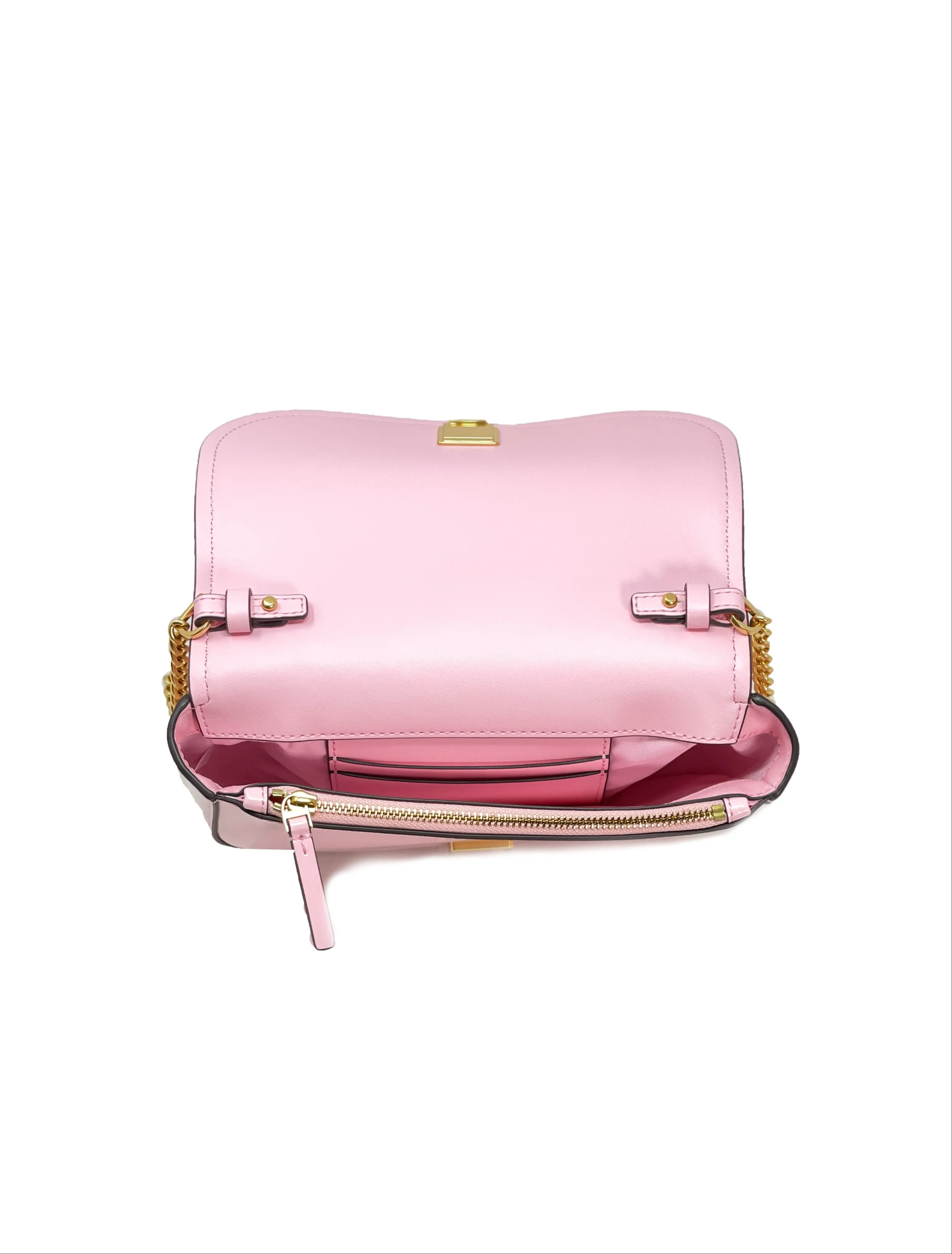 Tory Burch Pink Plie Emerson Patent Top Handle Crossbody sold by Ruumur product image thumbnail 3