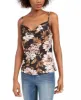 LEYDEN Women's Printed Cowlneck Tank Top Pink Size Large sold by Ruumur