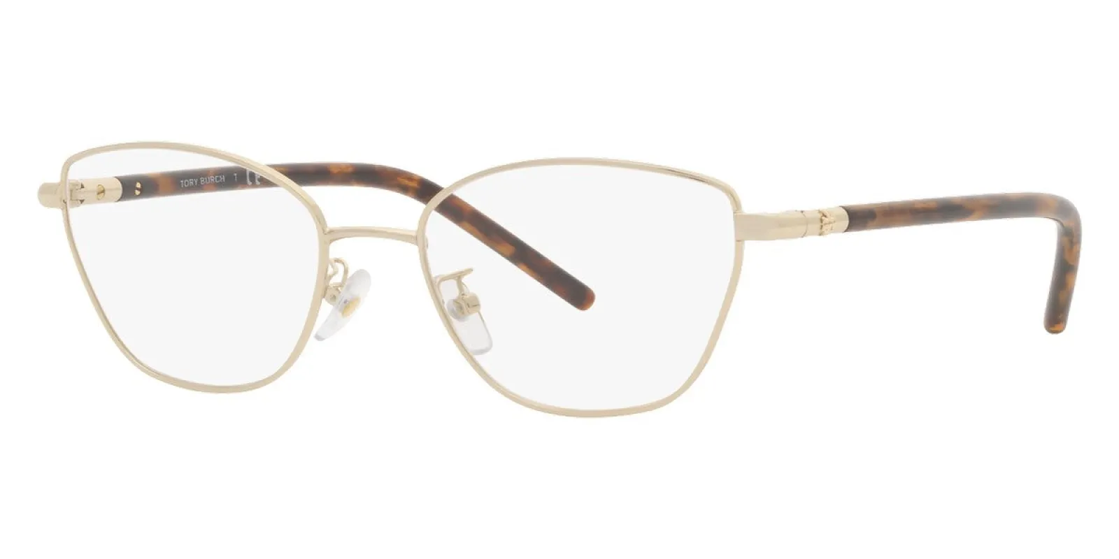 Tory Burch Women's 50mm Shiny Light Gold Opticals TY1074-3314-50 sold by Ruumur