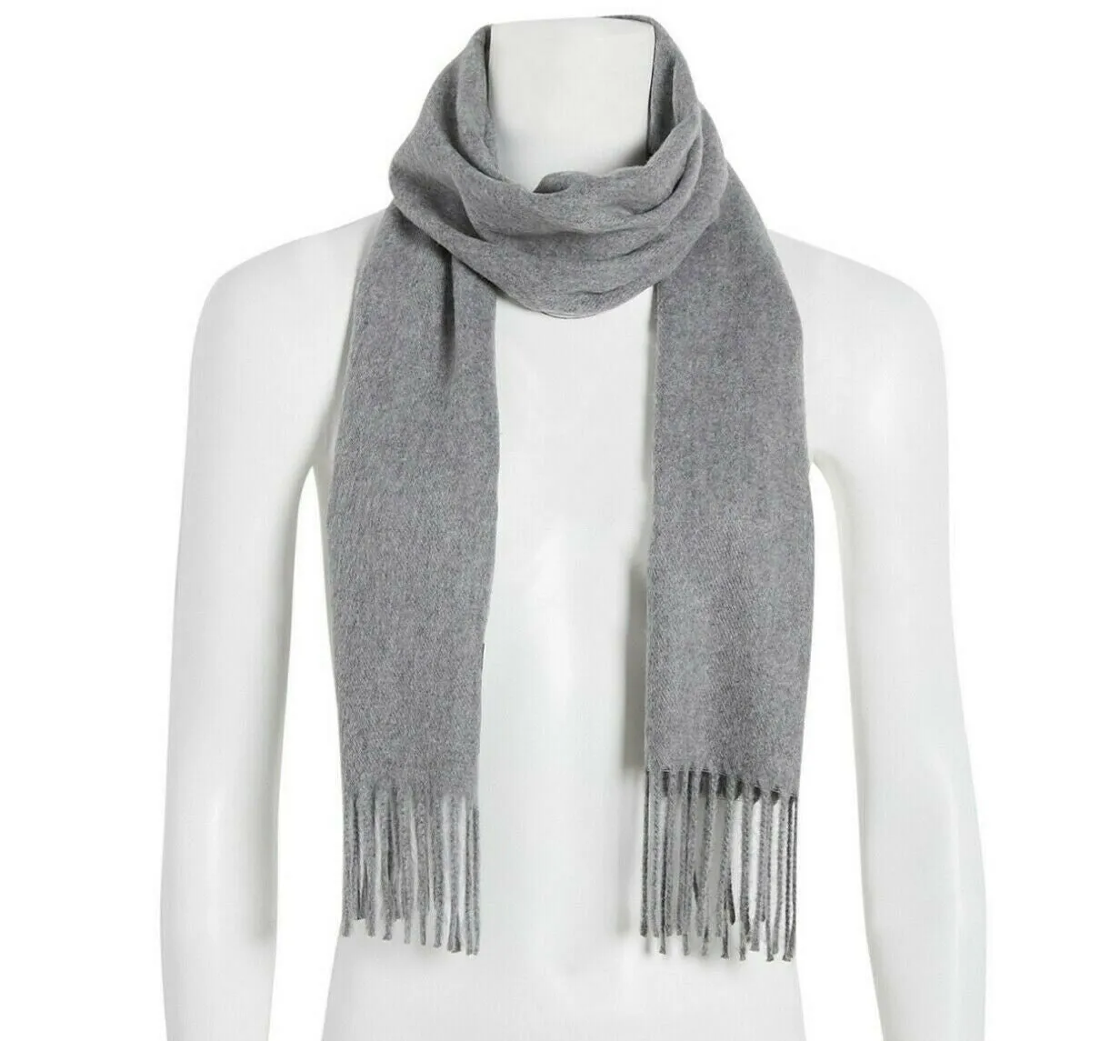 Steve Madden Women's Mid Weight Solid Muffler Scarf Grey Size Regular sold by Ruumur