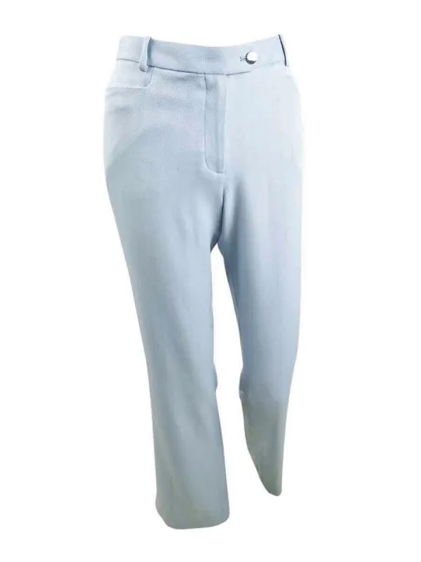 Calvin Klein Women's Modern-Fit Pants Light Blue Size 4 sold by Ruumur