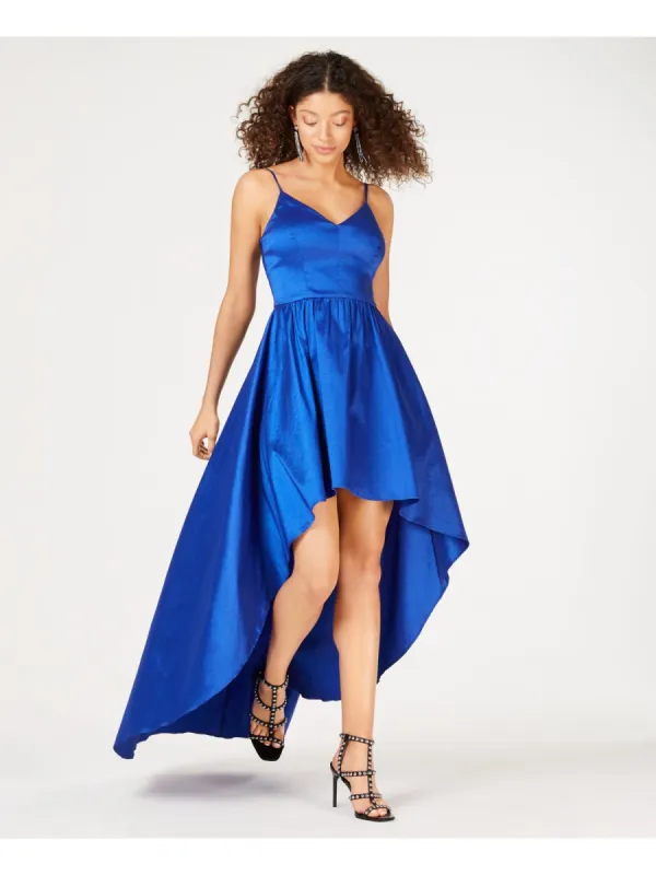 B. Darlin Women's Above the Knee Hi Lo Formal Dress Blue Size 7/8 sold by Ruumur