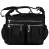 Women Crossbody Bags Lady Multi-Pocket Shoulder Bag Nylon Purse Tote Bags For Women Shopping Traveling Lounging sold by Ruumur