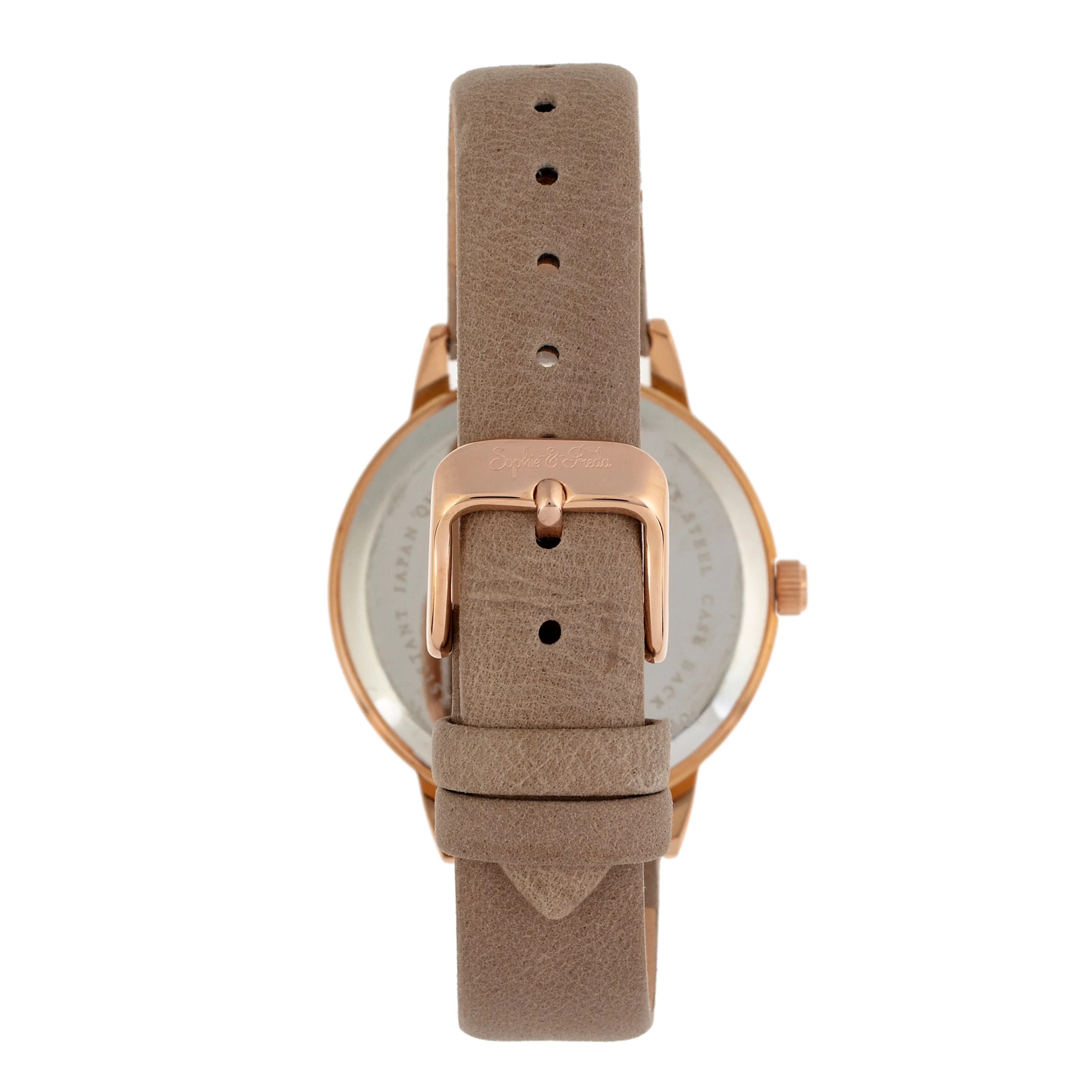 Sophie and Freda Vancouver Leather-Band Watch - Tan sold by Ruumur product image thumbnail 2