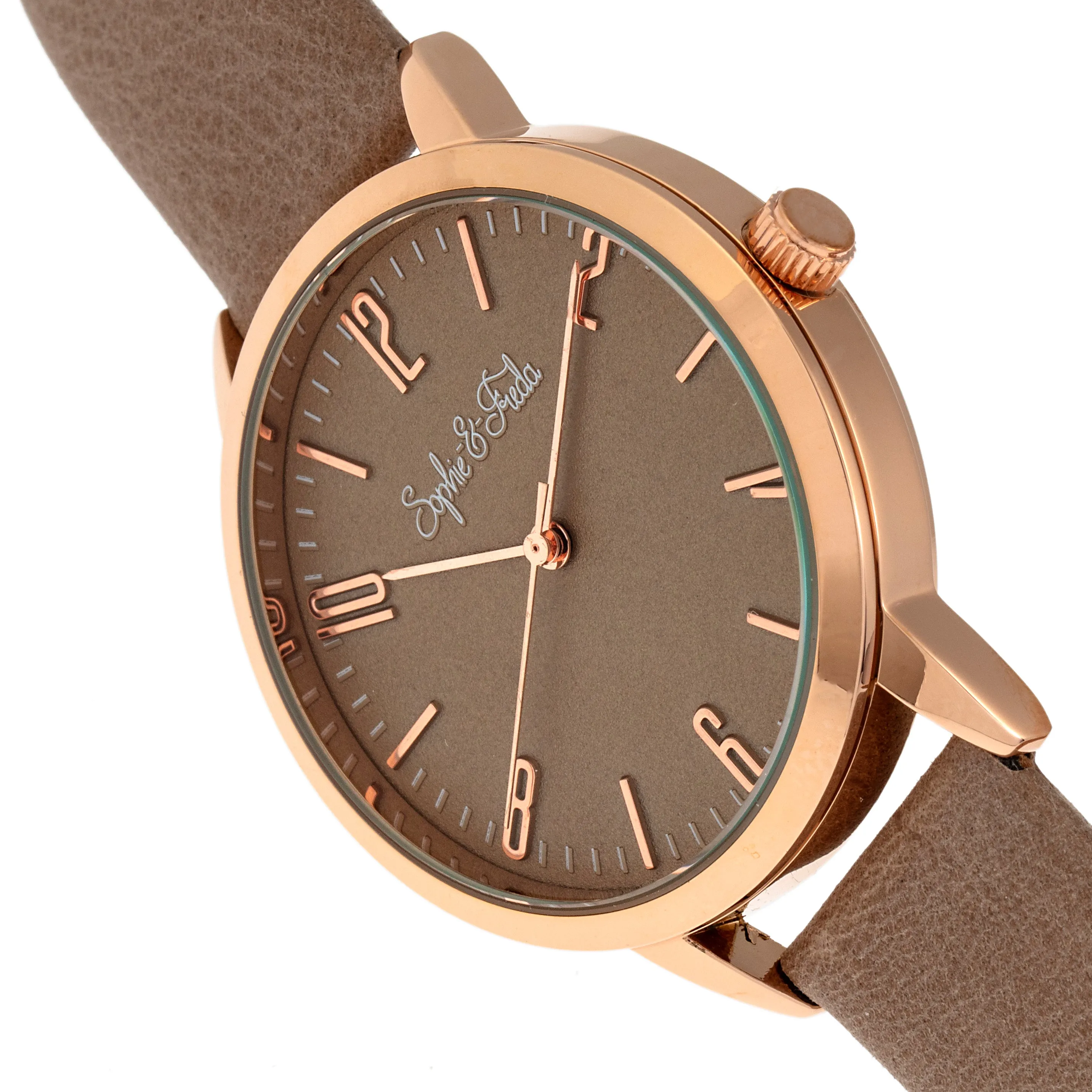 Sophie and Freda Vancouver Leather-Band Watch - Tan sold by Ruumur product image thumbnail 3