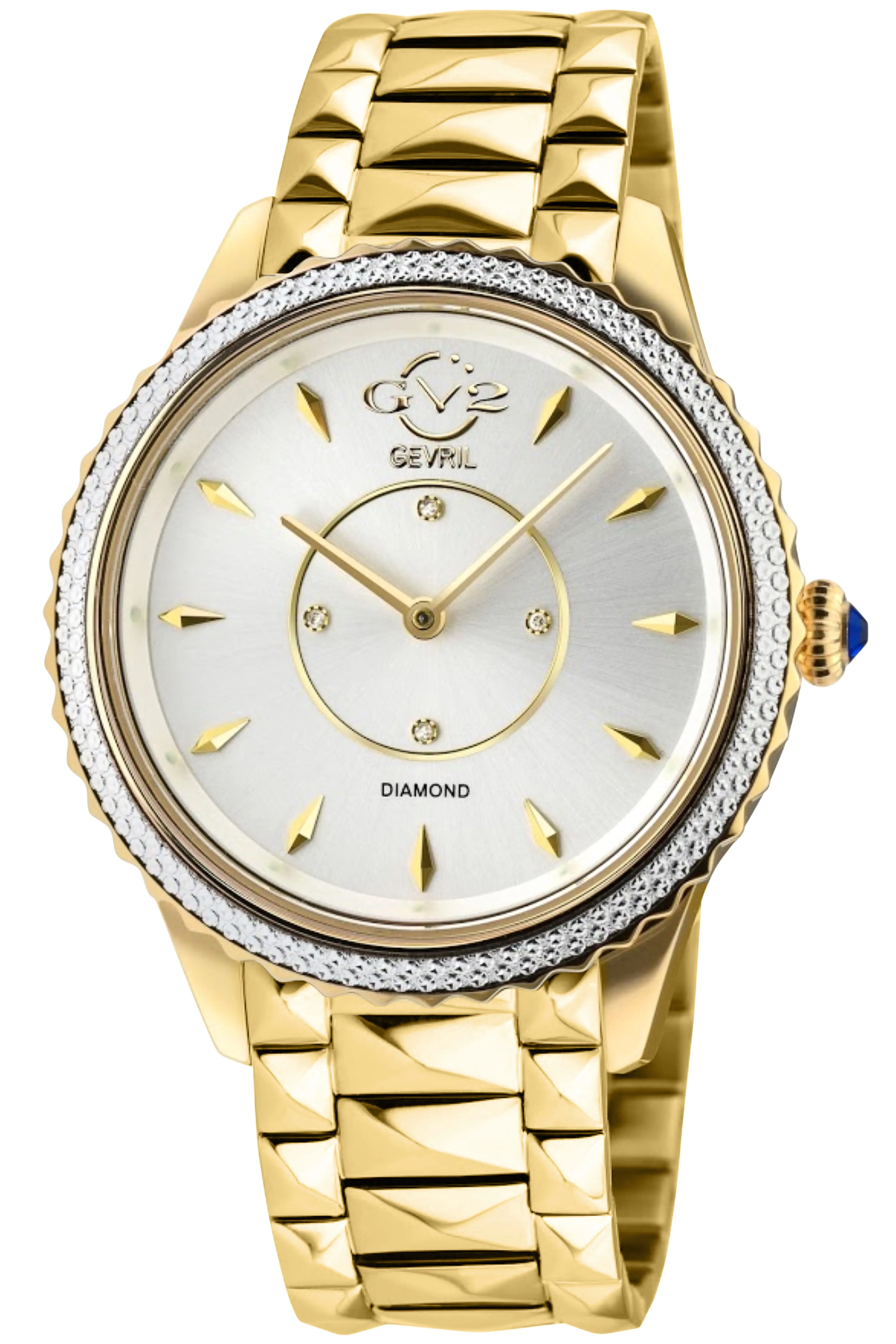 GV2 by Gevril Women's Siena 38mm Quartz Watch 11702-525 sold by Ruumur