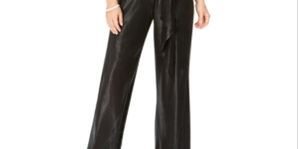 Taylor Women's Twist Front Wide Leg Jumpsuit Black Size 4 sold by Ruumur product image thumbnail 5