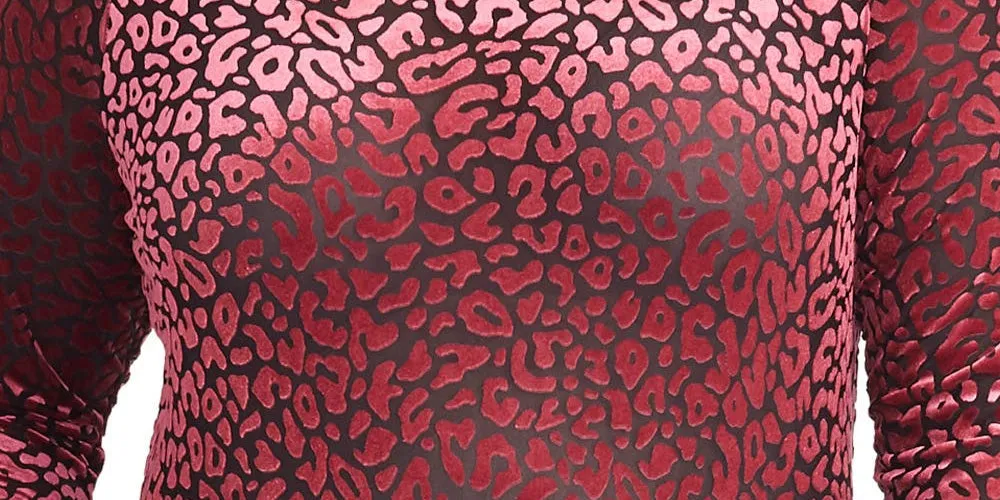 Rachel Rachel Roy Women's Plus Size Val Leopard Turtleneck Top Pink Size 1X sold by Ruumur product image thumbnail 3