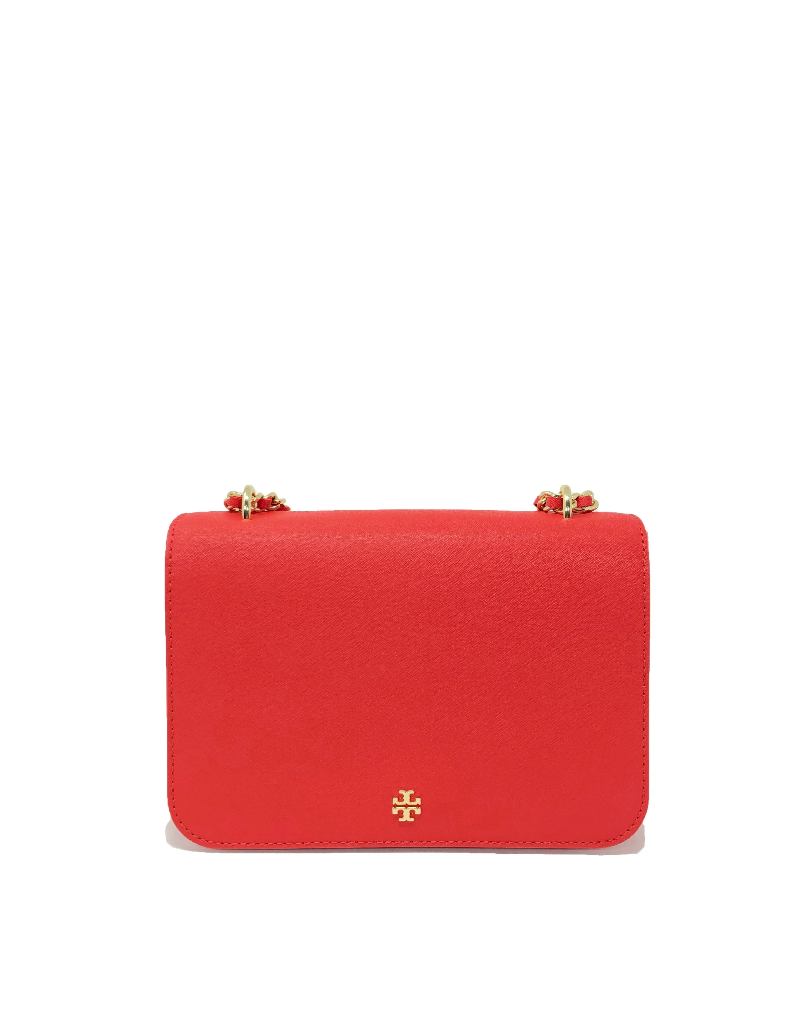Tory Burch Poppy Orange Emerson Adjustable Shoulder Bag sold by Ruumur