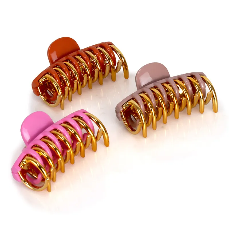 ENAMEL CURLY JAW 3 PACK sold by Ruumur