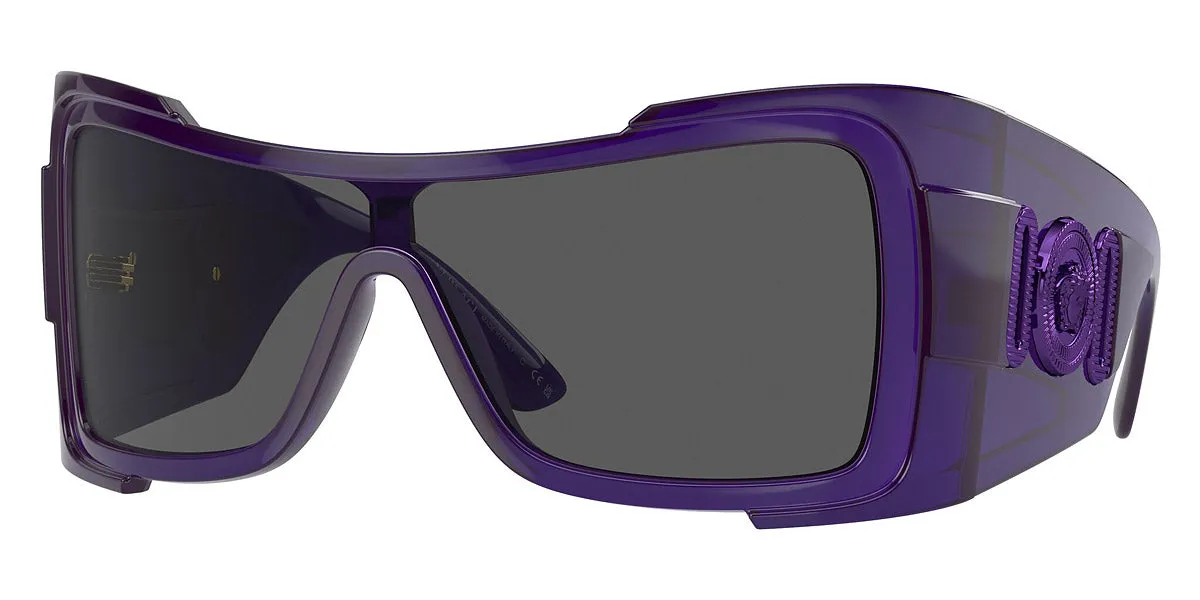 Versace Women's Fashion VE4451-541987-27 127mm Transparent Purple Sunglasses sold by Ruumur