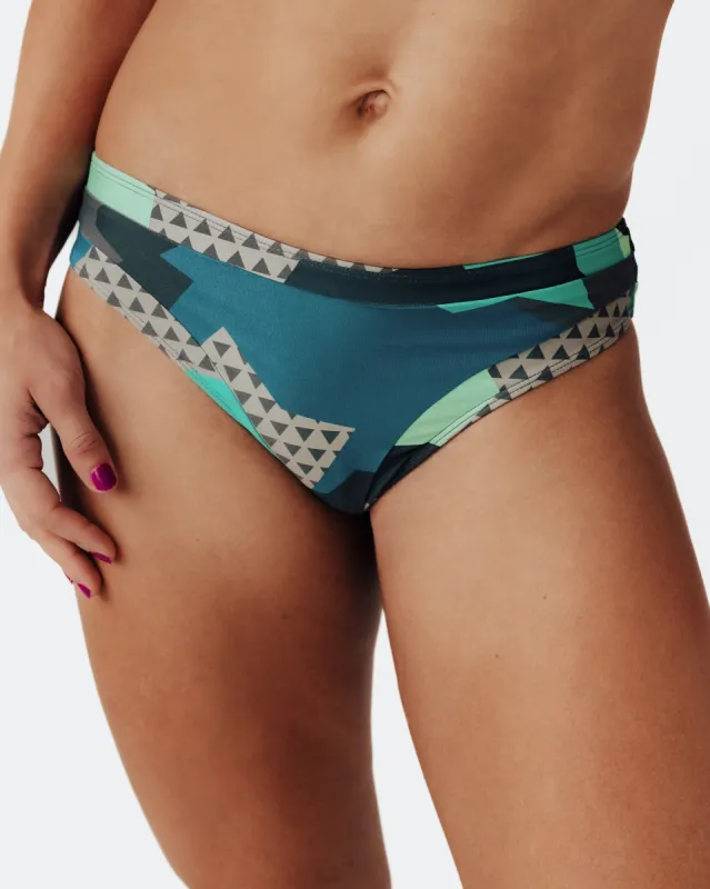 Women's Colorful Camo Sporty Bikini Bottom sold by Ruumur