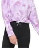DKNY Women's Cotton Tie Dyed Sweatshirt Purple Size Large sold by Ruumur