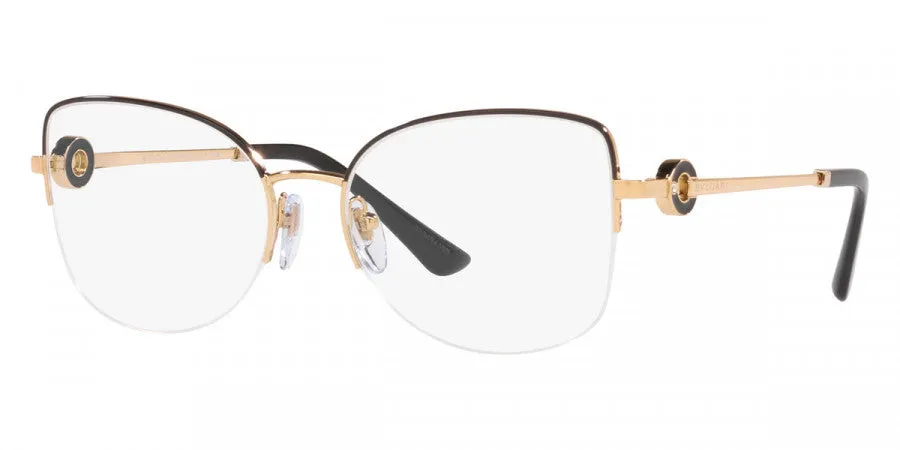 Bulgari Women's 55 mm Rose Gold and Black Opticals BV2246B-2023-55 sold by Ruumur