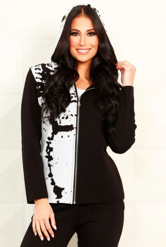 Angel Apparel Zip Hooded Cardigan sold by Ruumur