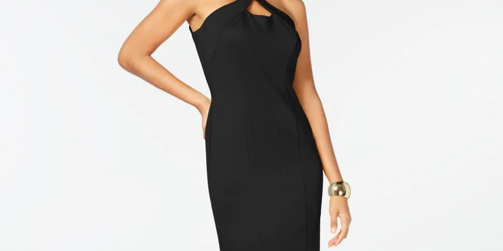 Thalia Sodi Women's Halter Ring Dress Black Size Small sold by Ruumur product image thumbnail 2