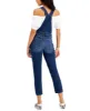Tommy Jeans Women's Sleeveless Square Neck Cropped Jumpsuit Blue Size 27 sold by Ruumur