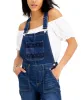 Tommy Jeans Women's Sleeveless Square Neck Cropped Jumpsuit Blue Size 27 sold by Ruumur