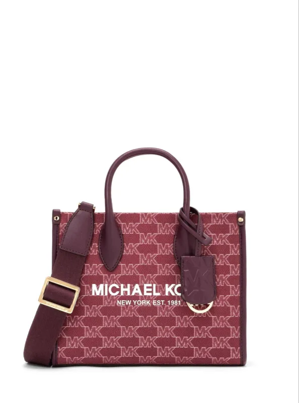Michael Kors Mirella Small Logo Jacquard Crossbody Bag sold by Ruumur