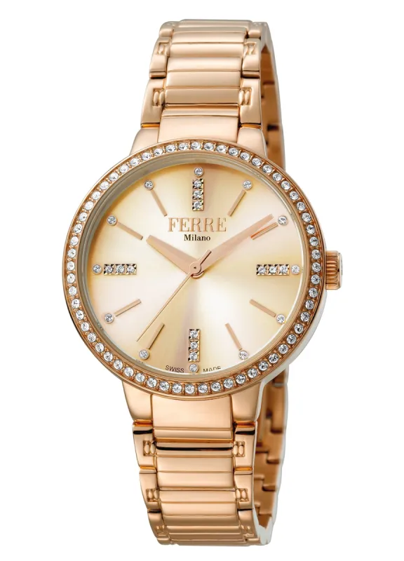 Ferre Milano Women's Donna Giada 34mm Quartz Watch FM1L084M0081 made by Ruumur