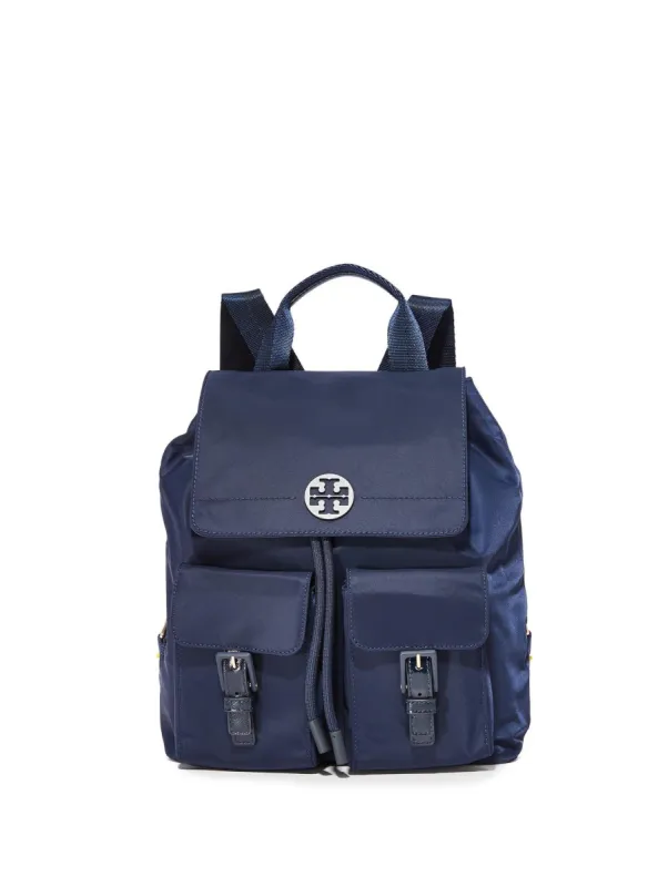 Tory Burch Tory Navy Quinn Backpack sold by Ruumur
