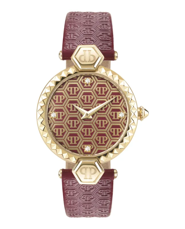 Philipp Plein Plein Couture Leather Watch made by Ruumur
