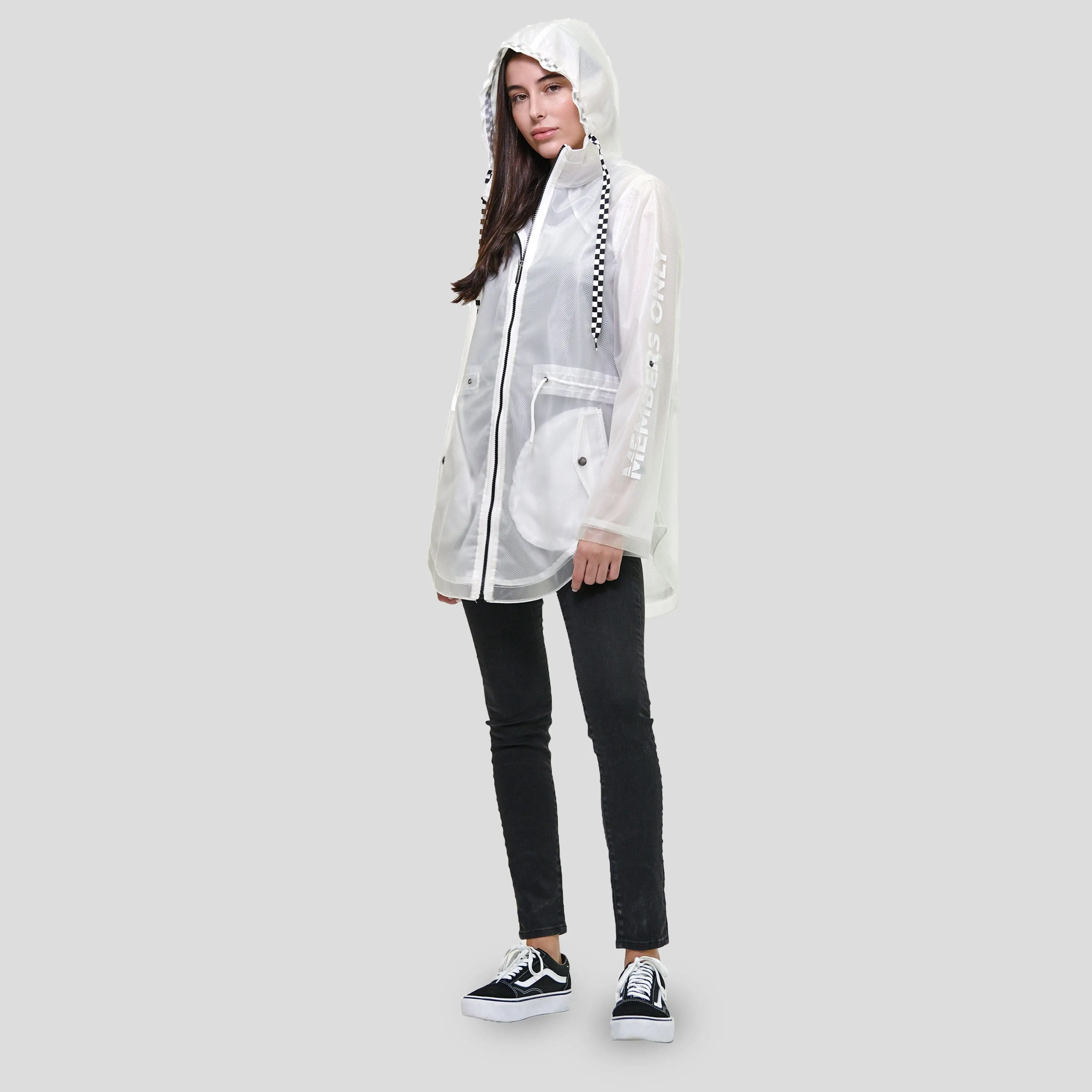 Members Only Women's Translucent Long Jacket sold by Ruumur product image thumbnail 5