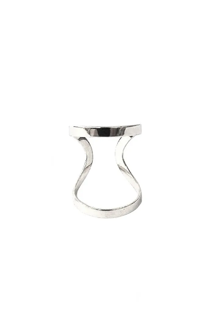 Stencil Open Ring sold by Ruumur