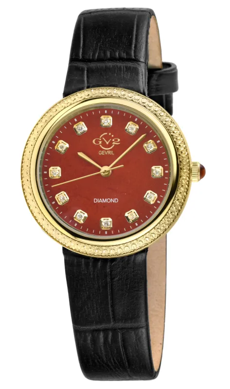 GV2 by Gevril Women's Arezzo 33mm Quartz Watch 13303 sold by Ruumur