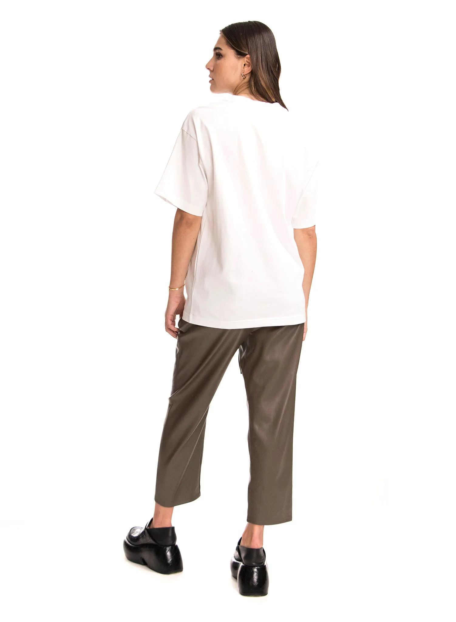 CHARLIE - Collar Rib Oversized T-Shirt sold by Ruumur product image thumbnail 5