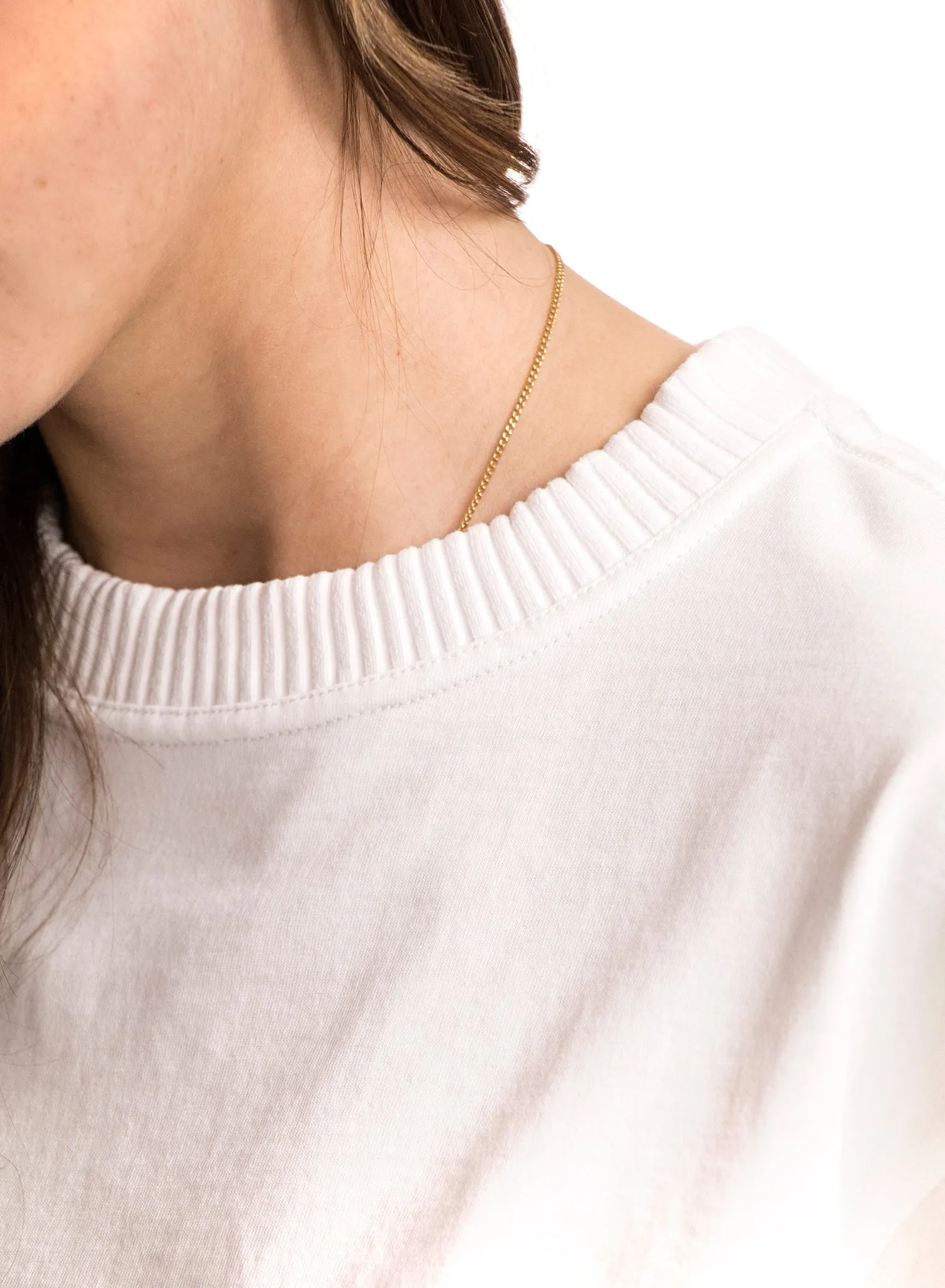 CHARLIE - Collar Rib Oversized T-Shirt sold by Ruumur product image thumbnail 4