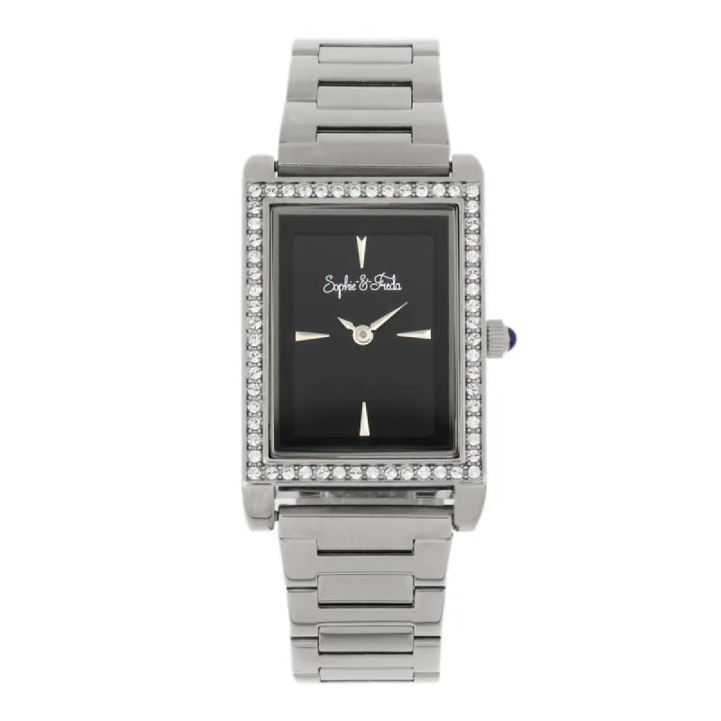 Sophie and Freda Wilmington Bracelet Watch w/Swarovski Crystals made by Ruumur