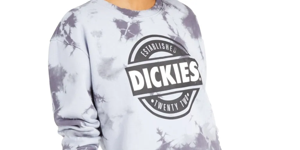 Dickies Women's Logo Tie Dye Sweatshirt Grey Size X-Small sold by Ruumur product image thumbnail 2