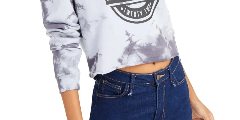 Dickies Women's Logo Tie Dye Sweatshirt Grey Size X-Small sold by Ruumur product image thumbnail 3