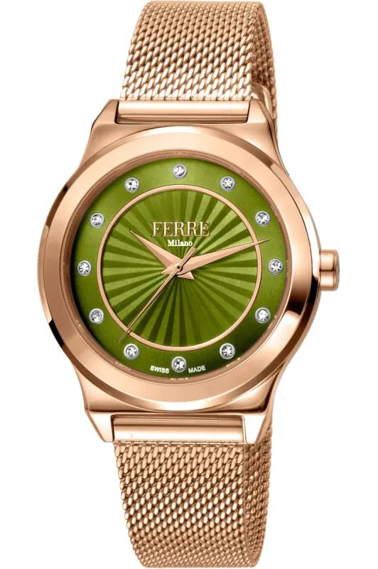 Ferre Milano Fashion Women's FM1L125M0271 34mm Quartz Watch sold by Ruumur