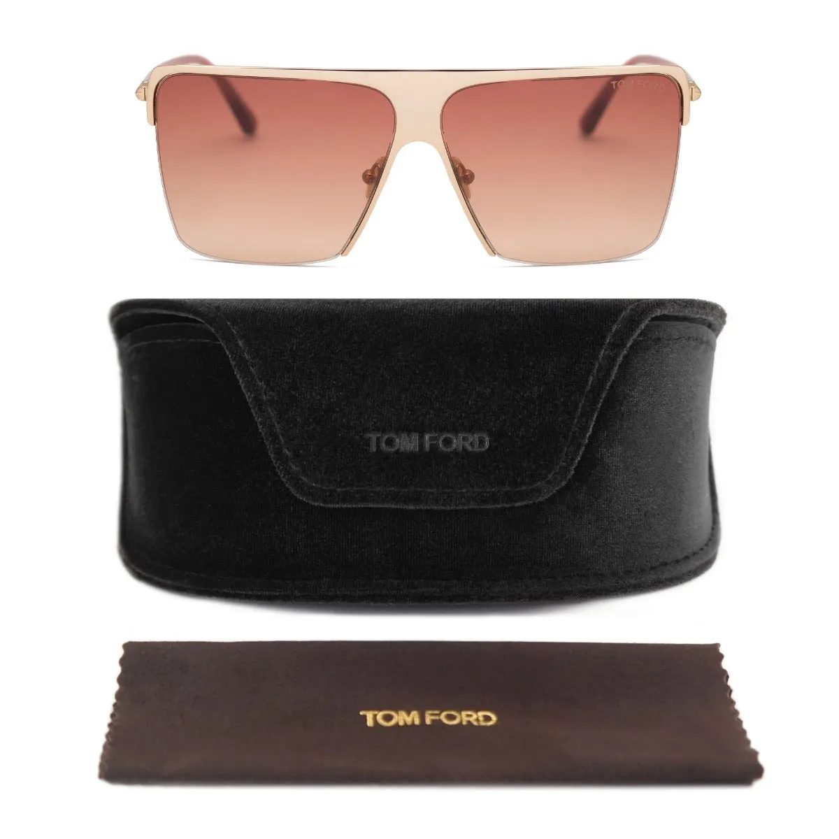 Tom Ford Square Sunglasses FT0840 28T 61 sold by Ruumur product image thumbnail 5