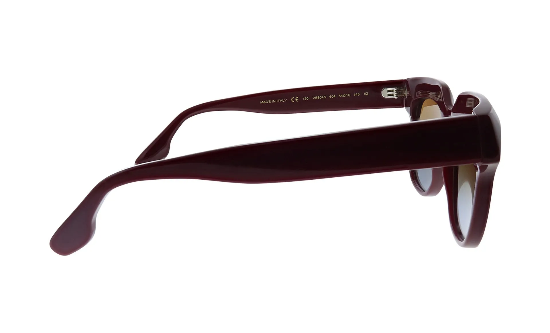 Victoria Beckham Womens Burgundy Sunglasses VB_604S_604_54mm sold by Ruumur product image thumbnail 3