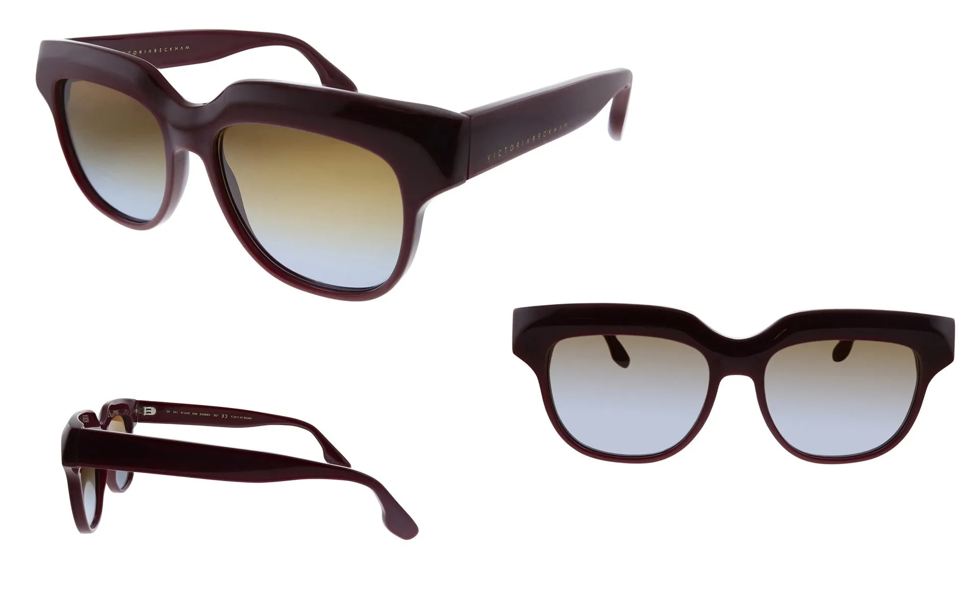 Victoria Beckham Womens Burgundy Sunglasses VB_604S_604_54mm sold by Ruumur product image thumbnail 4