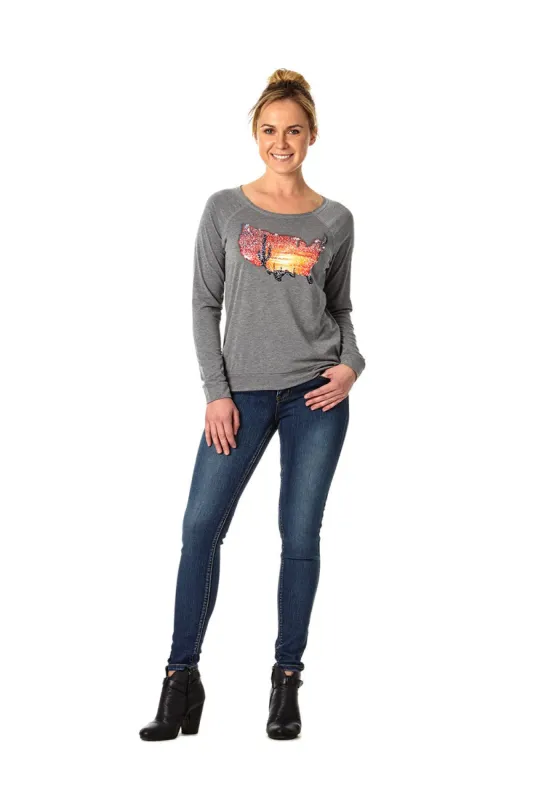 Angel Premium USA Map Sloucher made by Ruumur