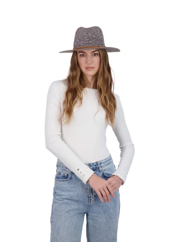 Tahari Women's Lightweight Packable Panama Hat with Faux Suede Band made by Ruumur